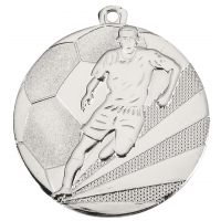 Medal srebrny PIŁKA NOŻNA 70 mm