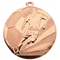 Medal brązowy 50 mm PIŁKA NOŻNA