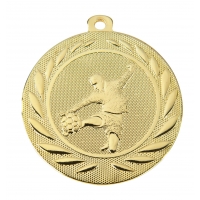 Medal złoty 50 mm piłka nożna