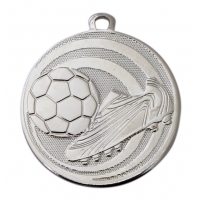 Medal srebrny 45 mm piłka nożna