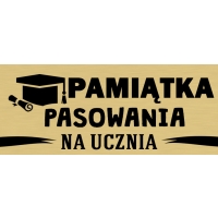 Pamiątka pasowania na ucznia