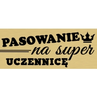 Pasowanie na super uczennicę