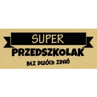 Super przedszkolak bez dwóch zdań