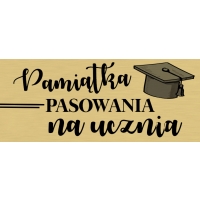 Pamiątka pasowania na ucznia