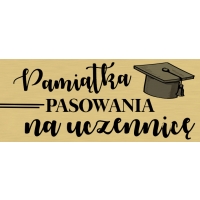 Pamiątka pasowania na uczennicę