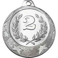 Medal srebrny "2" 40 mm