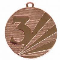 Medal brązowy "3" 50 mm