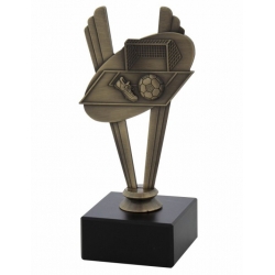 Statuetka metalowa piłka nożna 16,5 cm