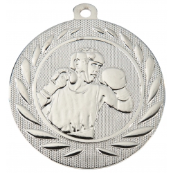 Medal srebrny BOKS 50 mm