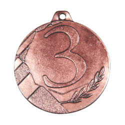 Medal brązowy "3" 50 mm