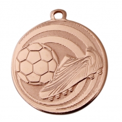 Medal brązowy 40 mm piłka nożna