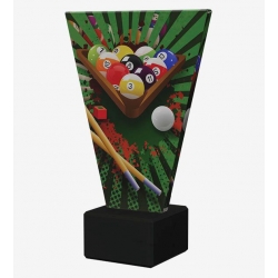 Statuetka szklana 22,5 cm BILARD
