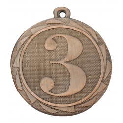 Medal brązowy "3" 45 mm