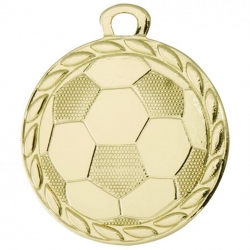 Medal złoty 32 mm piłka nożna