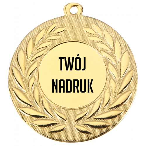 Medal złoty 50 mm uniwersalny