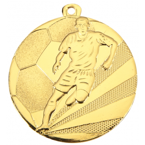 Medal złoty 50 mm PIŁKA NOŻNA