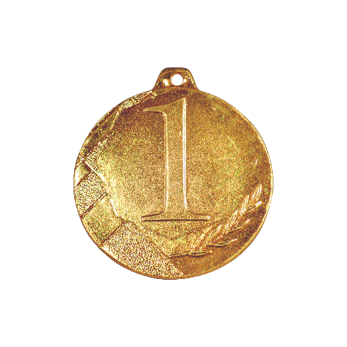 Medal złoty "1" 50 mm