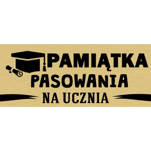 Pamiątka pasowania na ucznia