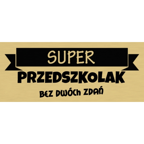 Super przedszkolak bez dwóch zdań