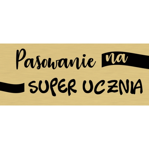 Pasowanie na super ucznia