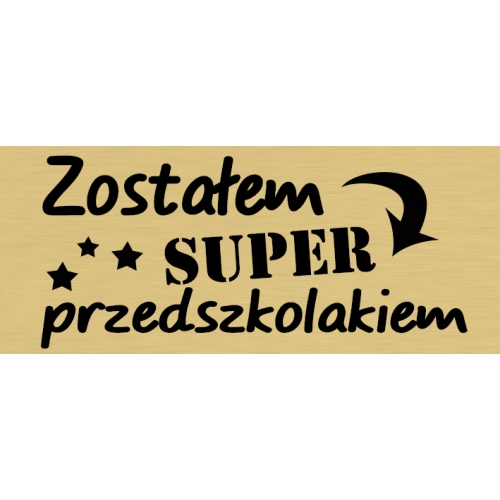 Zostałem super przedszkolakiem