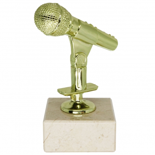 Statuetka 14 cm mikrofon