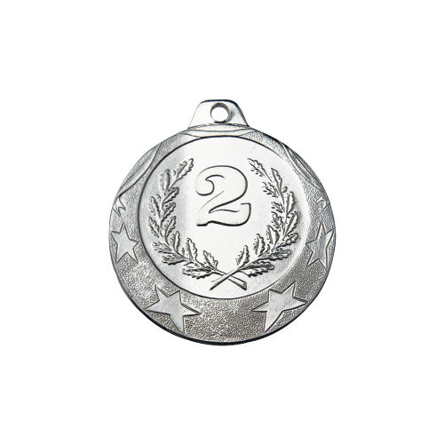 Medal srebrny "2" 40 mm