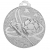 Medal srebrny 50 mm piłka nożna