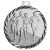 Medal srebrny 50 mm biegi