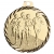Medal złoty 50 mm biegi