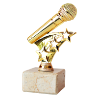 Statuetka MIKROFON 12,5 cm