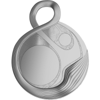 Medal srebrny 50 mm uniwersalny