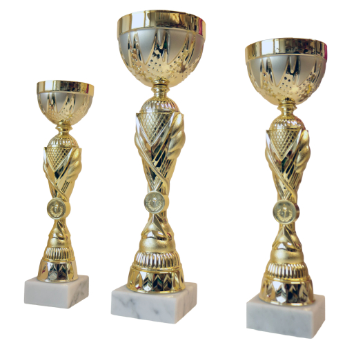 Komplet pucharów 29-38 cm