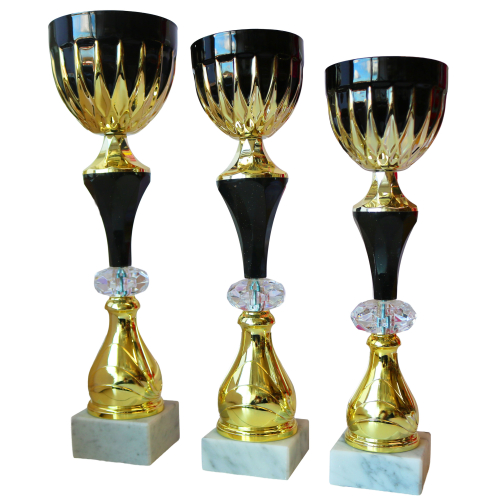 Komplet pucharów 33-38 cm