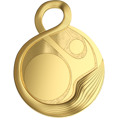 Medal złoty 50 mm uniwersalny