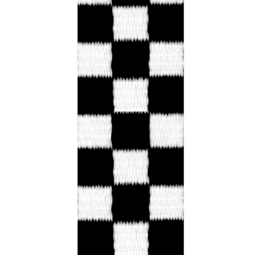 Wstążka biało-czarna w szachownicę 20 mm