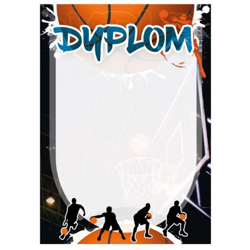 Dyplom A4 koszykówka